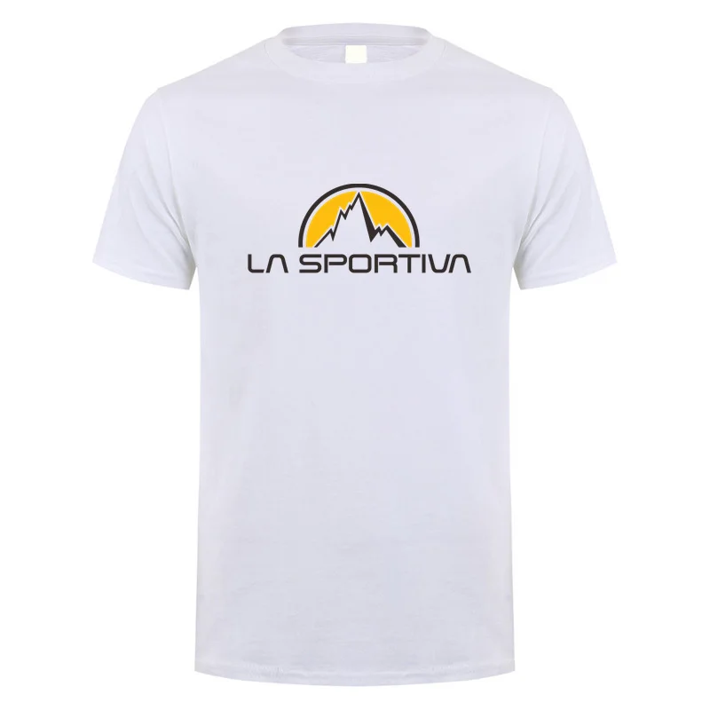 La Sportiva T เสื้อผู้ชายฤดูร้อนใหม่แขนสั้น Funny Mans เสื้อยืดลูกเรือคอ Breathable สบายชายเสื้อ