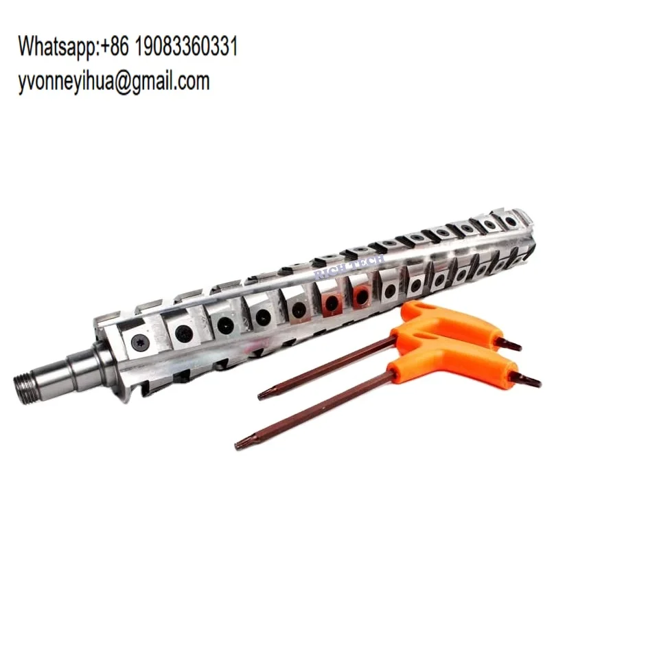 

Hot Sales TCT Carbide Blade Cutting Wood Tool Machine PartsLightly Cutting Spiral Knife Shaft