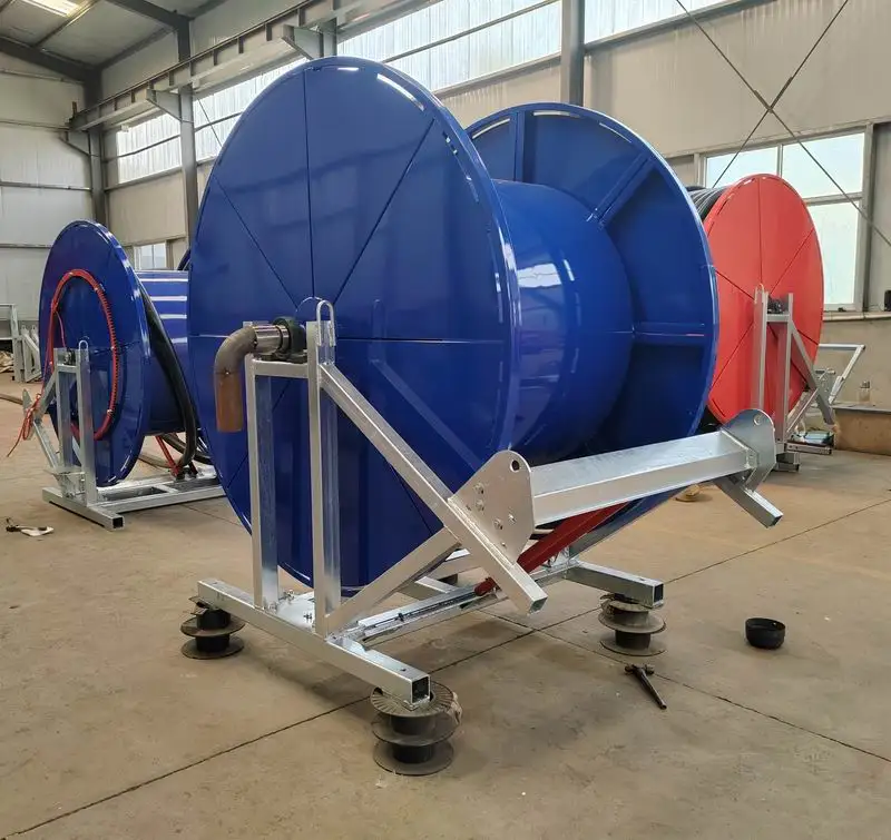 Taian Mingyuan Agricultural Automatic Recovery Walking Sprinkler Irrigation Machine