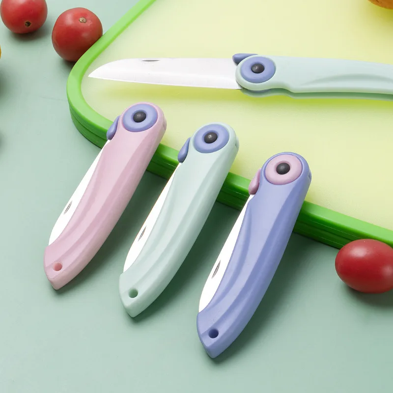 1 Piece Folding Knife for Eating Meat Knife for Cutting Fruit Knife for Roasting Sheep Stainless Steel Knife Kitchen Tools
