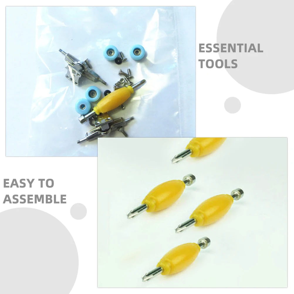 12 قطعة من مفكات لوحة الإصبع وألواح التزلج وأدوات سطح السفينة وألواح الأصابع المعدنية ورؤوس مزدوجة مزدوجة #5