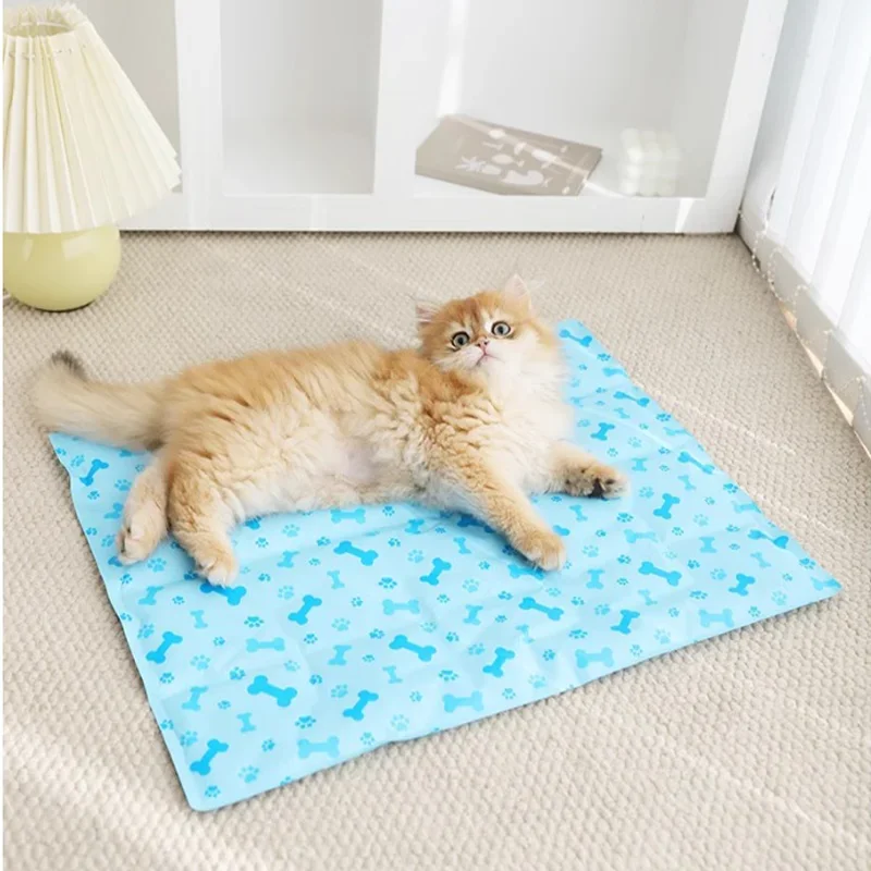 

Cool Summer Mat Pets Dogs Bed Puppy Pads Dog Sofa Cooling Supplies House Houses for Cats Beds Pet Products Kennel