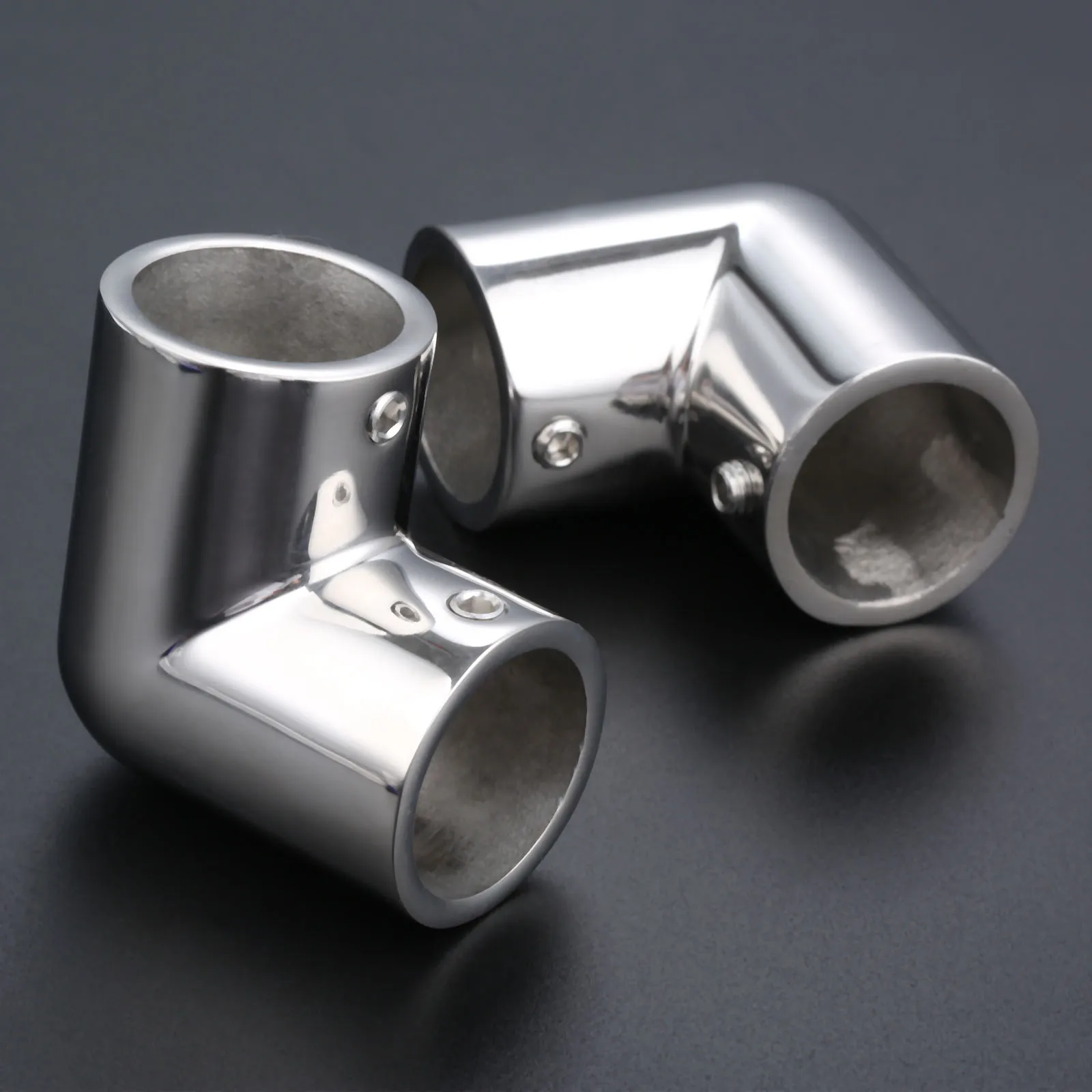 Heavy Duty Marine Grade 316 Stainless Steel Boats Yacht Hand Rail Fitting 90 Degree Elbow For 25mm 1