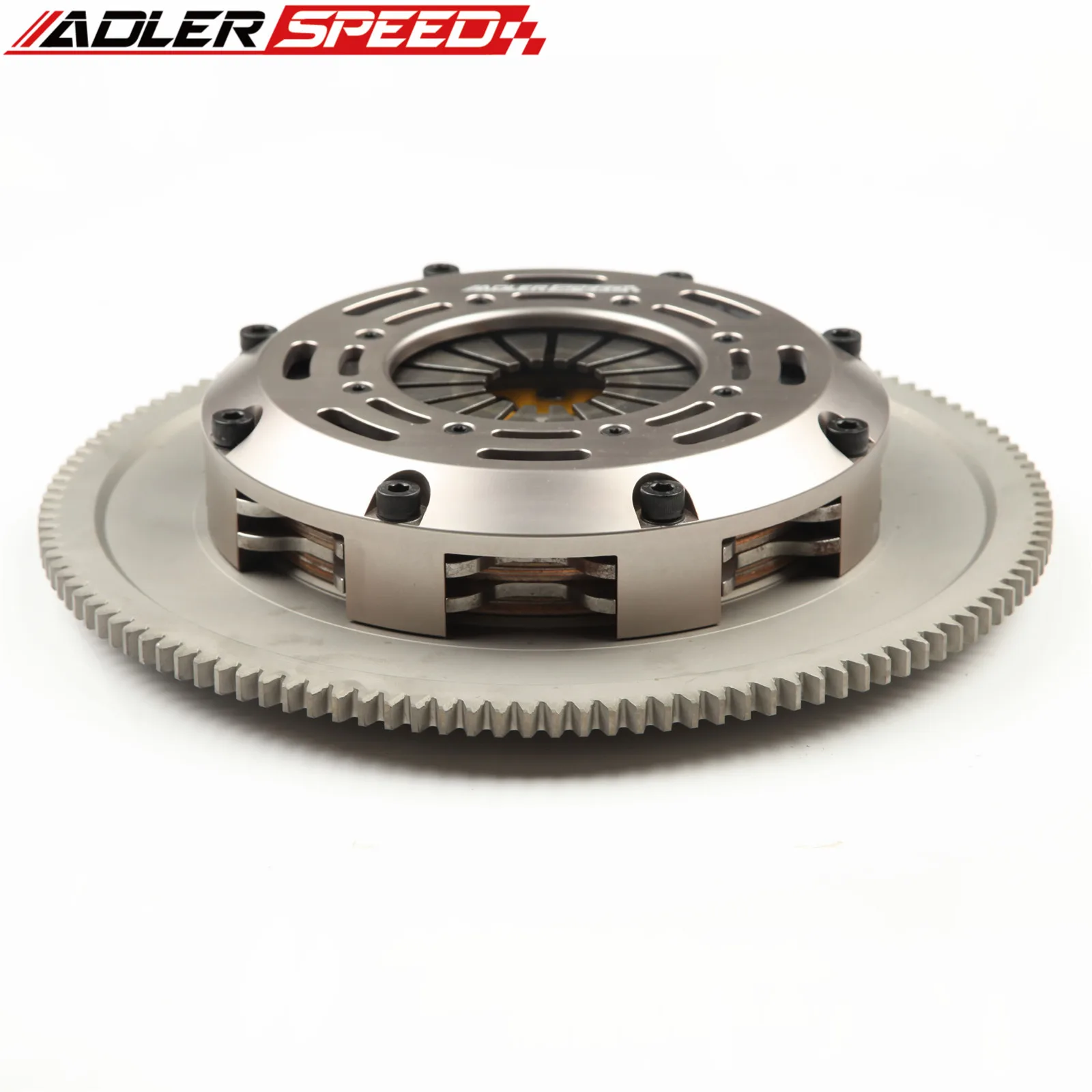 ADLERSPEED Sprung Clutch Twin Disc Kit +Flywheel For 05-12 SUBARU LEGACY OUTBACK