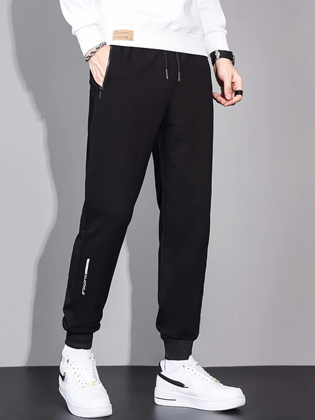 2024 Autumn Spring Knitted Pants Sweatpants Streetwear Joggers Sport Oversize 8XL Harajuku Trousers Men's Fashion