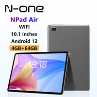 N-ONE NPad Air Tablet PC 4GB RAM+64GB ROM 10.1inch 1920*1200 FHD IPS UNISOC T310 4G Network Android 12 Type-C Dual WIFI BT5.0