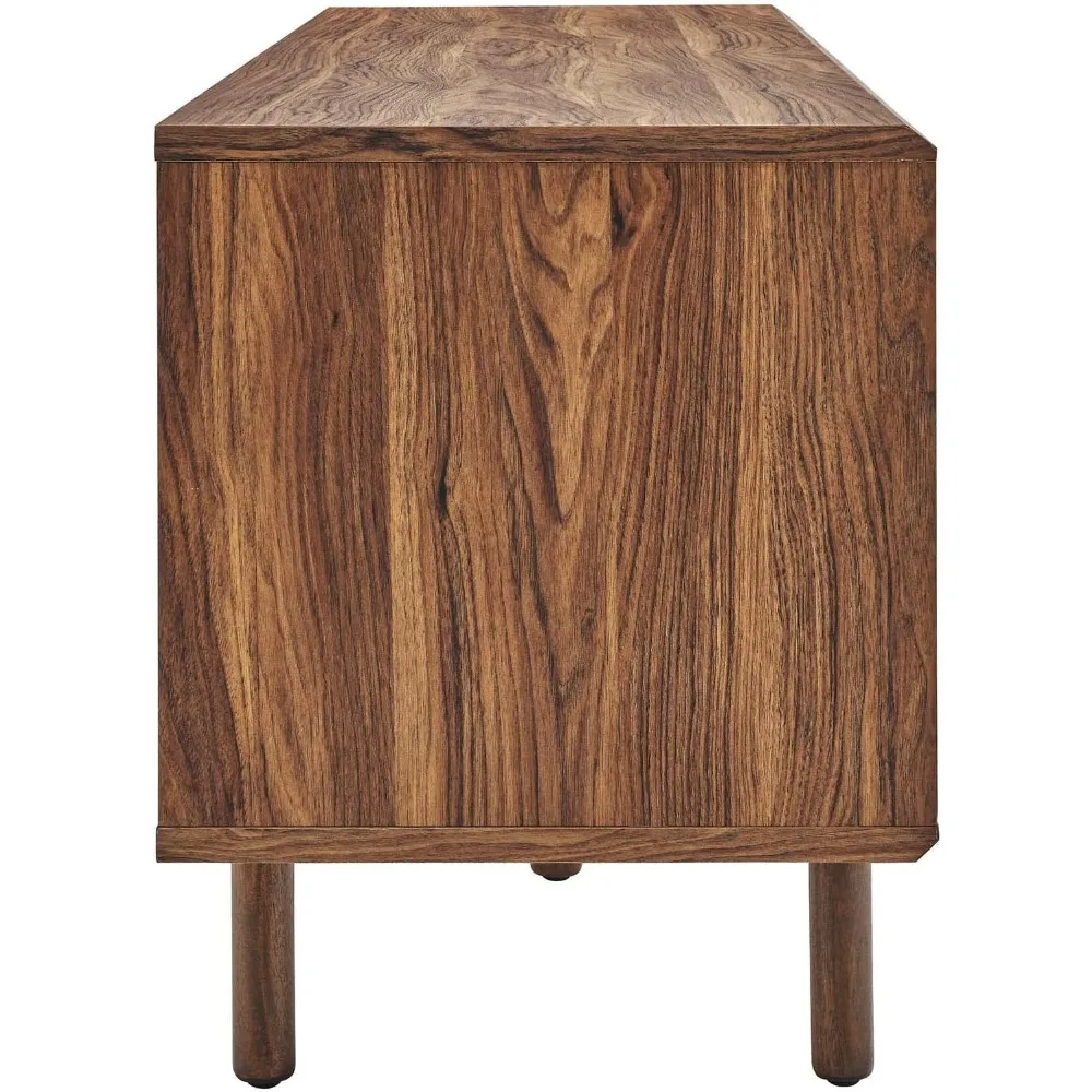 حامل تلفزيون MDF Particleboard لأجهزة التلفاز مقاس 65 بوصة مع سعة تخزين التسجيل #2