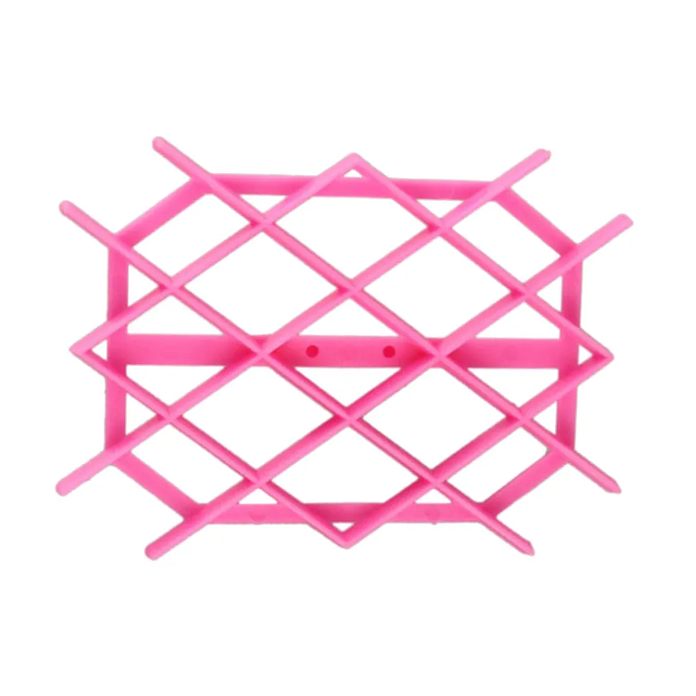 DIY Cake Embossed Mold Set Food Grade Plastic Baking Mold for Fondant Sugar Cookies Chocolate Decoration Tool Pink view 4