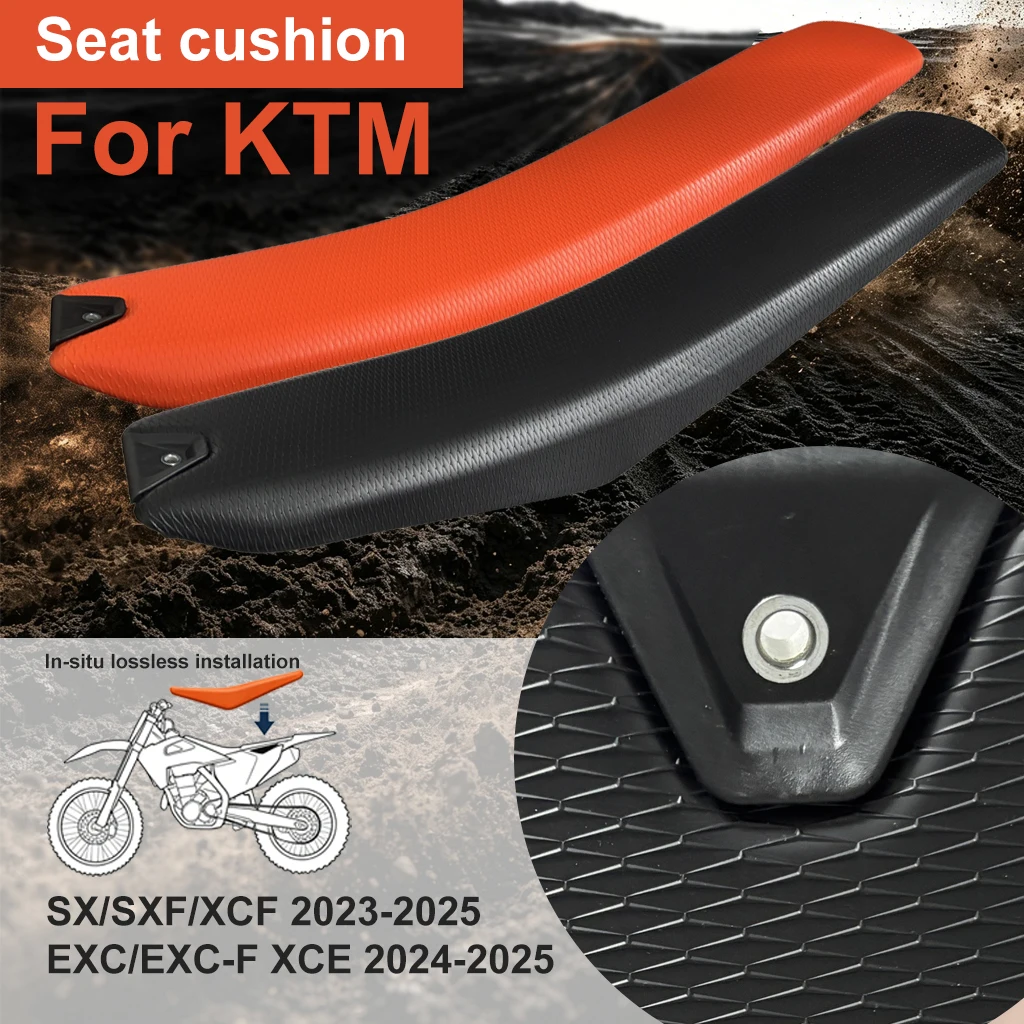 Motorcycle Seat CushionFor KTM EXC EXCF SX SXF XC XCF XCW XCFW 125-500 2023 2024 Lower/standard seat Antislip Waterproof