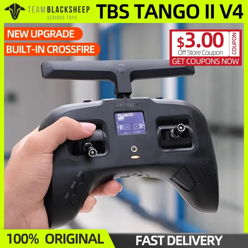 TBS TANGO 2 V4 / TANGO2 PRO V4 Built-in TBS Crossfire TANGO II For FPV RC Radio Drone Controller Transmitter In Stock