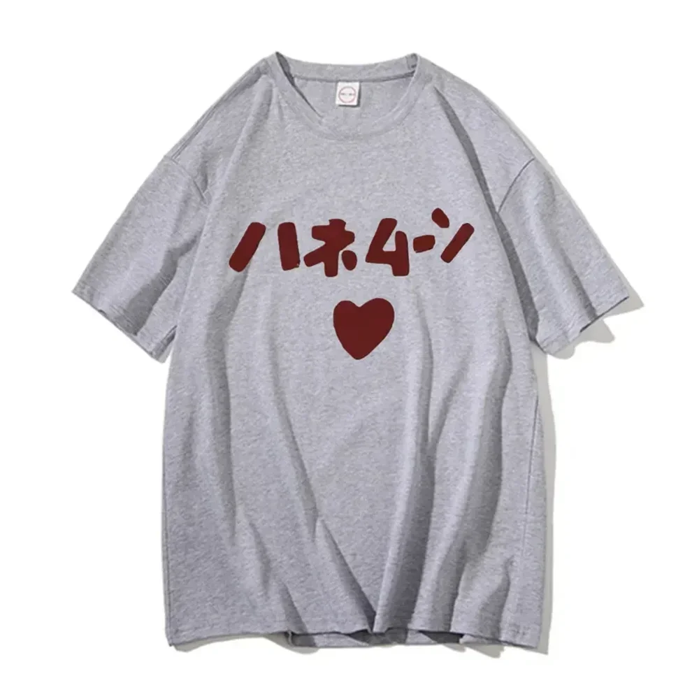 Japanisches Manga-T-Shirt, Sommer-Damen-T-Shirt, lustiges, süßes Anime-Print-T-Shirt im gleichen Stil, Harajuku, kurzärmelig, lässig – Detail 4