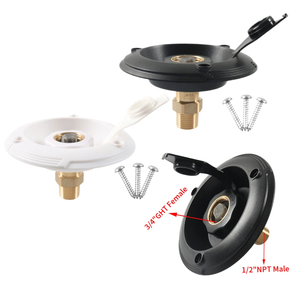 

Впускной шланг для городской воды на автофургоне с обратным клапаном, штекерный разъем NPT 3/4 дюйма отNH до 1/2 дюйма для кемпера, дома на колесах, прицепа, морской пресноводной заполнения