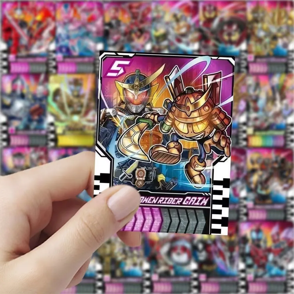 60pcs Bandai Kamen Rider Gotchard Series Self-made Adhesive Card Can Be Linked To Dx Transform Waist Belt Driver Collection Card