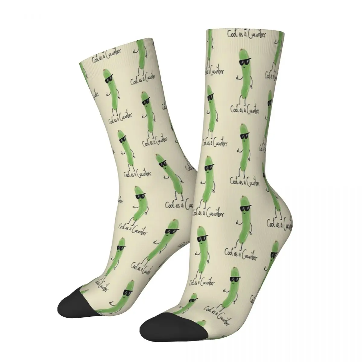 

Cool Cucumber Socks Male Mens Women Spring Stockings Hip Hop