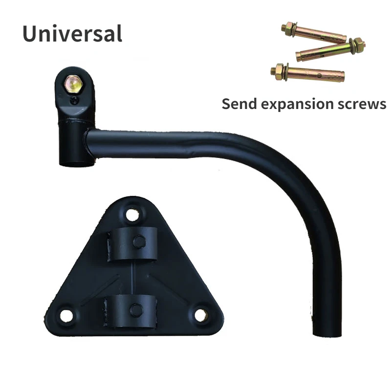 1pc Wall Bracket Triangle Board Bending Rod Connector Screw Set for Industrial Ventilation Fan Wall