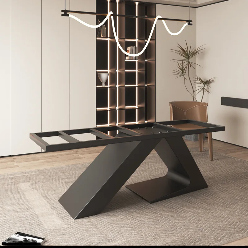 Metal office reception desk rectangular large board support frame table foot base bracket table legs
