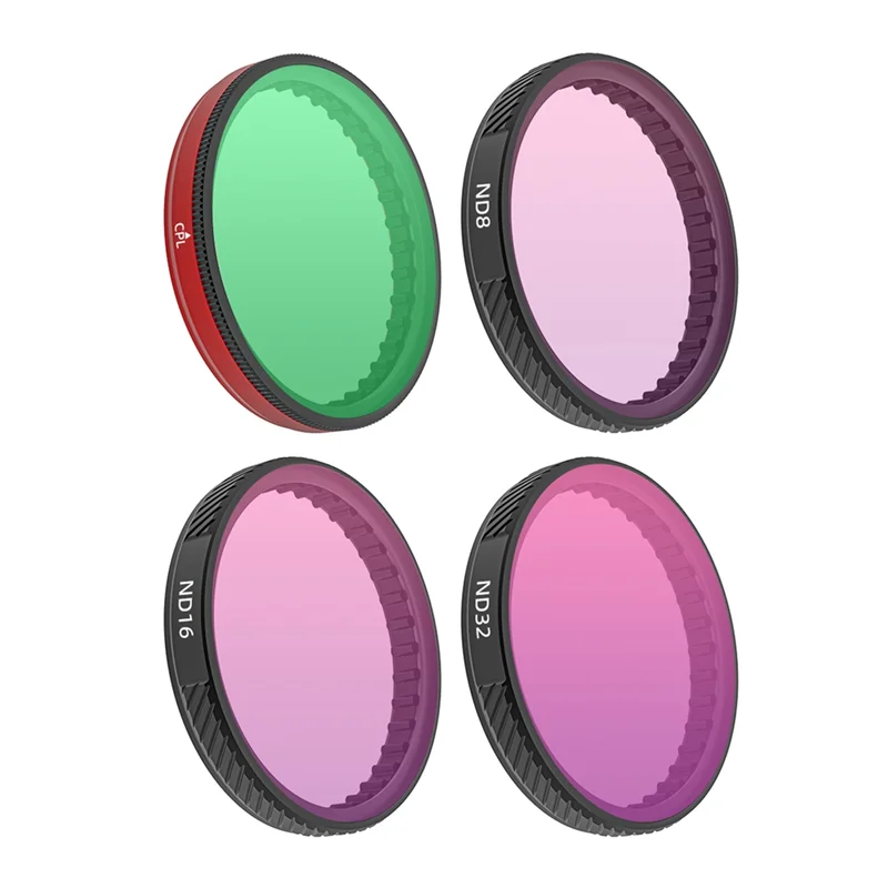 Filter Lensa A14M untuk DJI OSMO Action 5 Pro/4/3 Filter Dapat Disesuaikan Aksesori Kamera Aksi Kit CPL ND