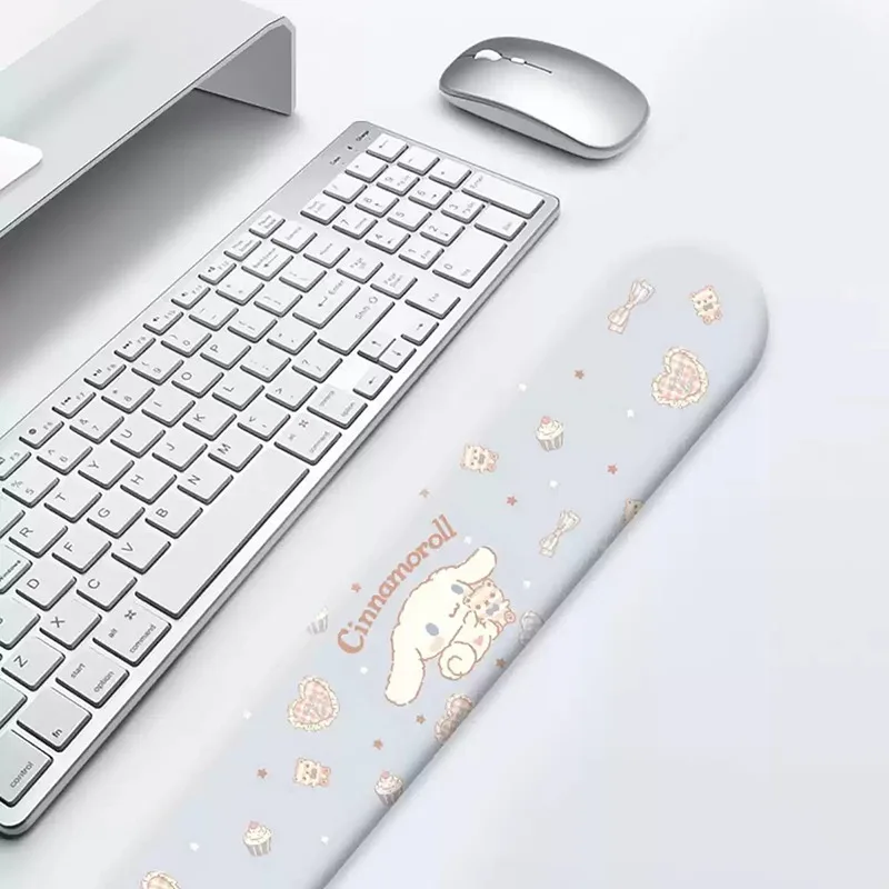 

Kuromi Mouse Pad Sanrio Silicone Wrist Pad Keyboard Hand Rest for Laptop Macbook Keyboard Computer Non-slip Durable Mouse Pads
