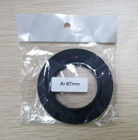 Aluminum Camera Macro Lens Reverse Adapter Ring for Nikon AI to 49mm 52mm 55mm 58mm 62mm 67mm 72mm 77mm Thread Mount