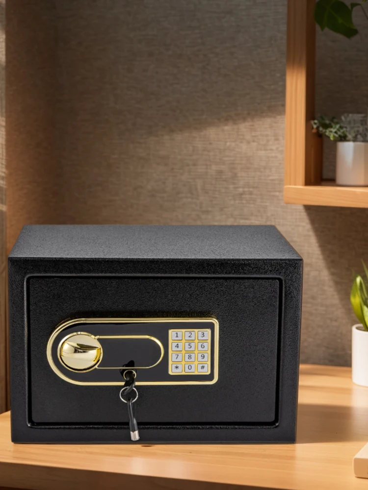Kotak Keamanan Elektronik Kotak Keamanan Kata Sandi Anti Maling Lemari Pengaman Terkunci untuk Keamanan Uang Tunai di Rumah