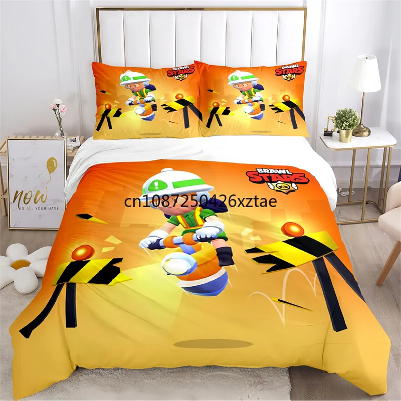 Game B-rawl Game S-Stars Vintage Posters  Duvet Cover Sets Printed Bedding Set Double Queen King Size 2/3pcs,Bettbezug