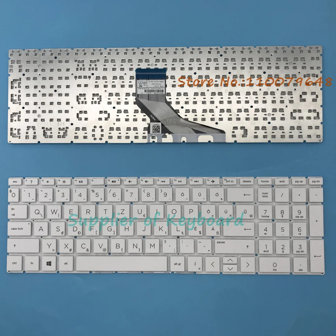 

Угорская клавиатура для HP Home 15-da0000 15-da1000 15-da0000nh 15-da0001nh 15-da0030nh 15-da0031nh 15-da0032nh 15-da0033nh белая