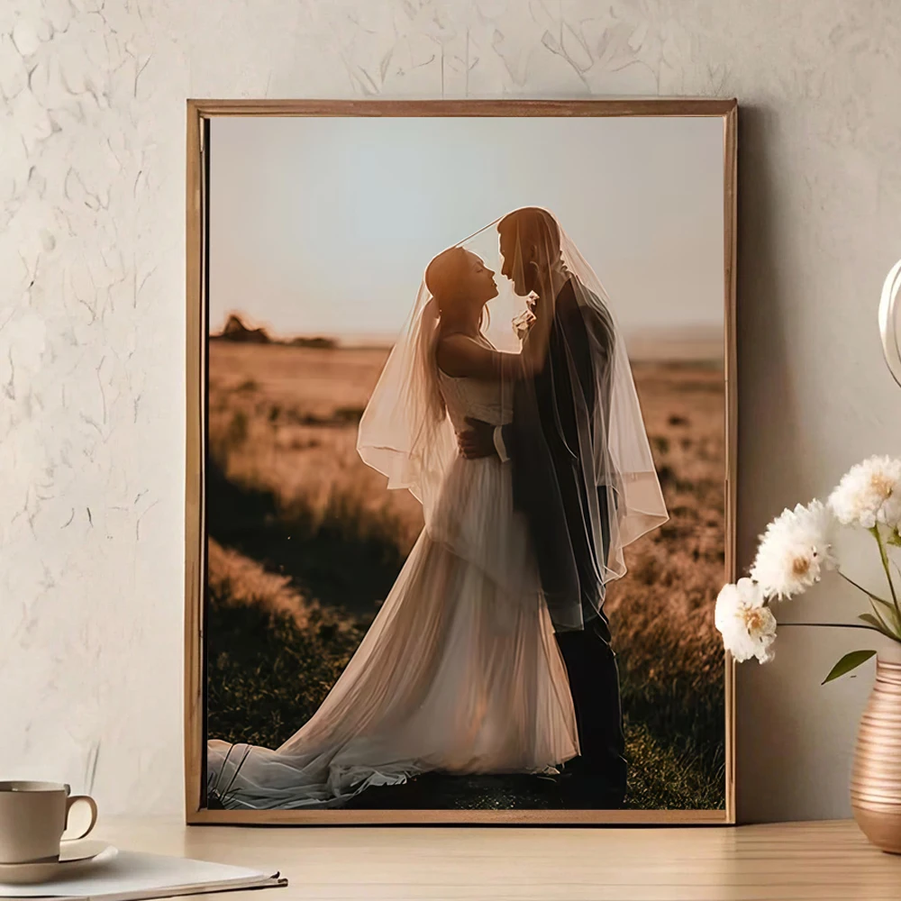 Individuell Bedruckte Leinwandbilder aus Ihren Fotos Hochzeit Geburtstag Poster Wandkunst Dekoration Haustiere Familie Landschaftsbilder Dekor