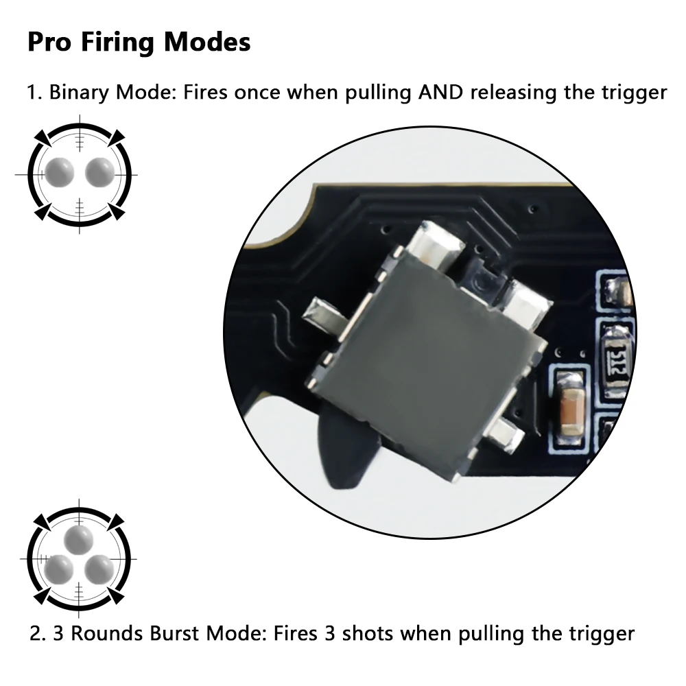 T238 V1.42 Qualität V3 MOSFET ETU Mechanischer Sensor Programmierbares Vorkocher für AIRSOFT Gel Blaster V3 Getriebe – Detail 10