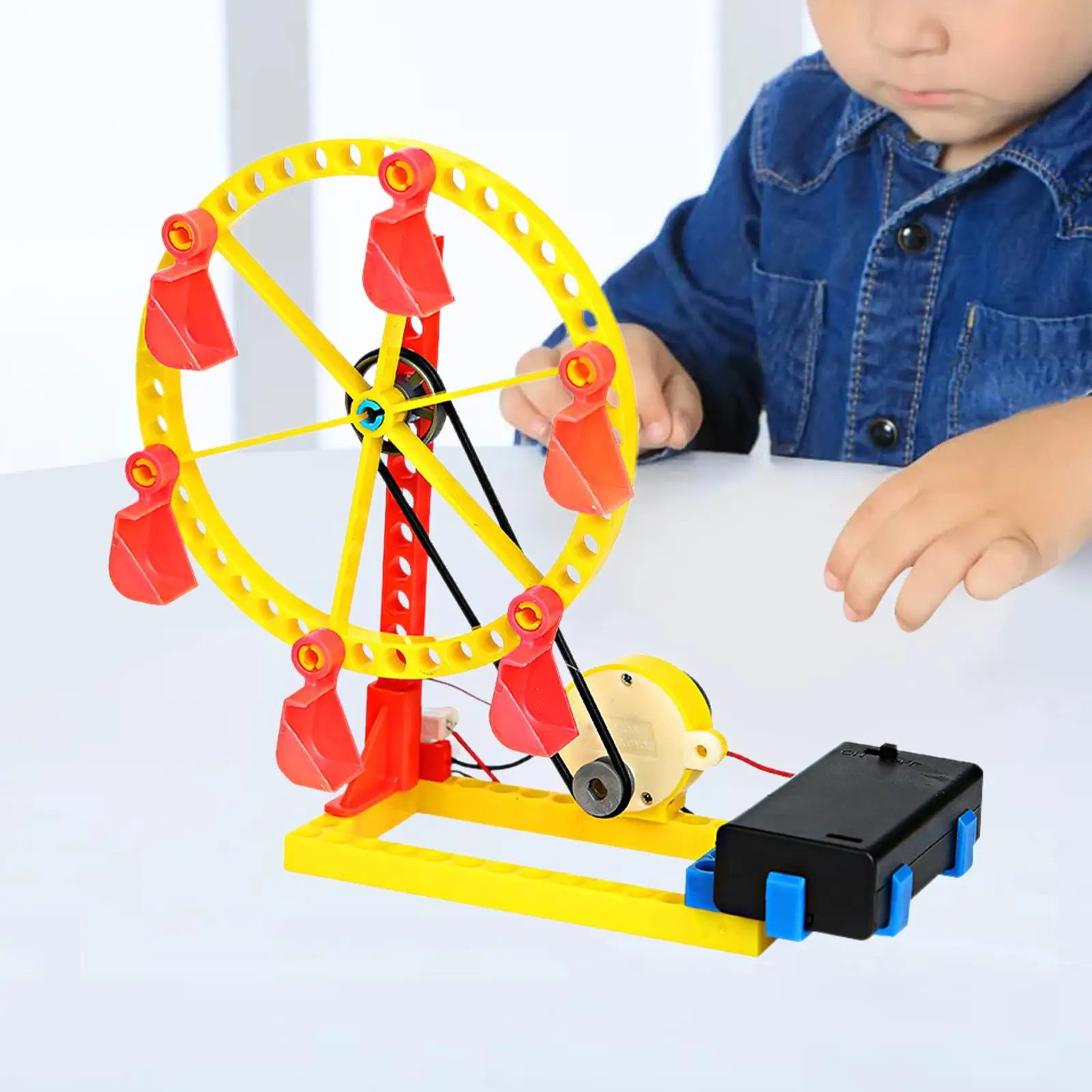 

DIY Sky Wheel Kits Stem Development Early Educational Toy Creative Science Experiment Set Mechanical Building Toys Teens Gifts