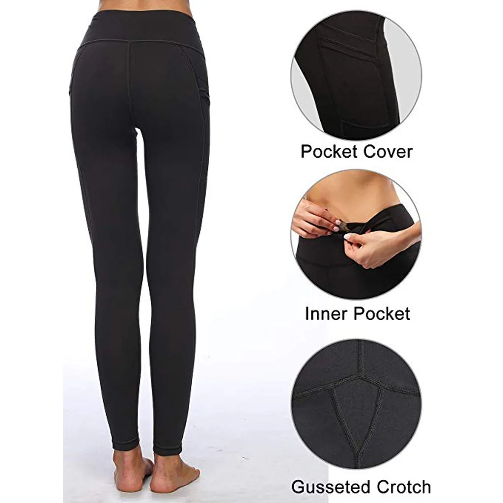 Poliéster e Spandex Yoga Calças para Mulheres, Leggings ao ar livre, moldar seu corpo, senhoras, Petite