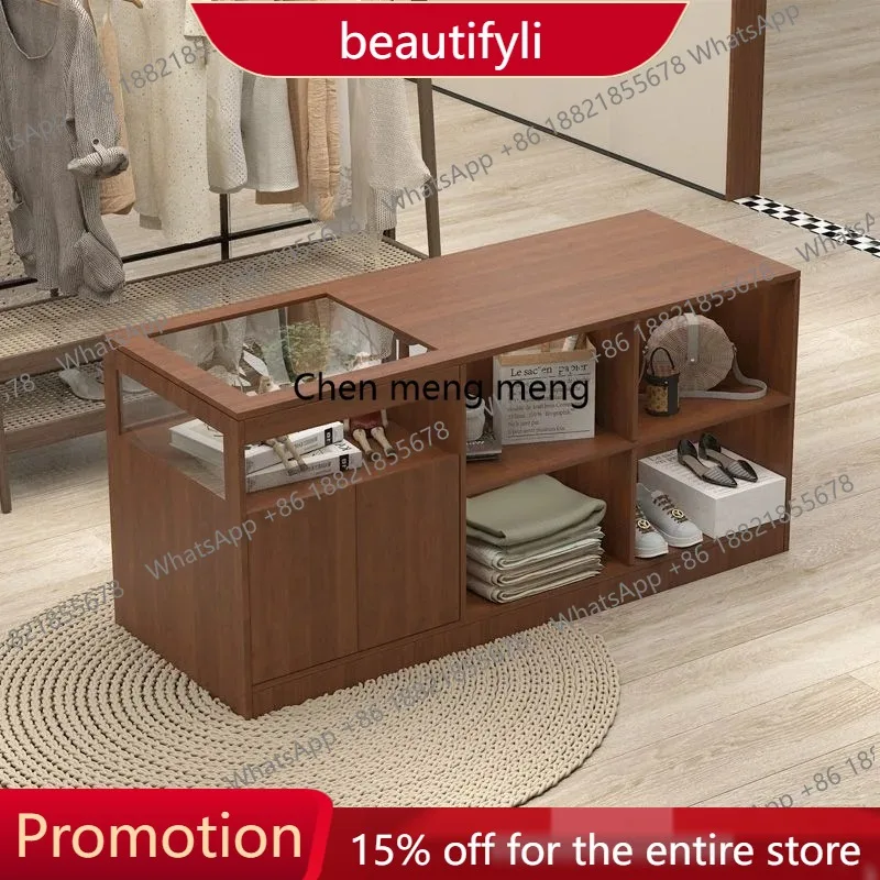 

01A Table Checkstand Display Stand Storage Reception Desks Clothing Display Stand Modern Artificial Board Furniture