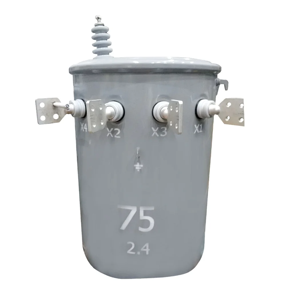 Single Phase 75 KVA Distribution Pole Mounted Transformer