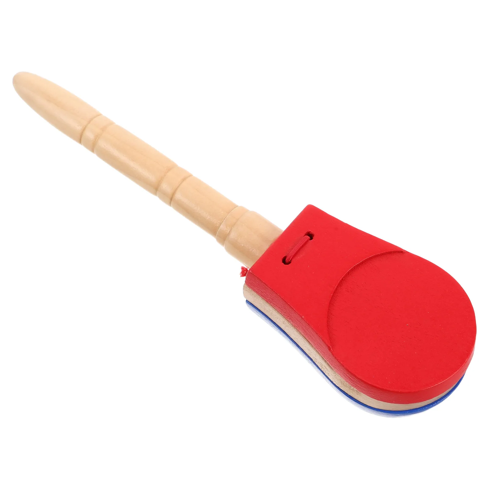 

Wooden Hand Clapper For Toddlers, Long Handle Musical Instrument Enhancing Visual Rhythm Training Early Education Montessori