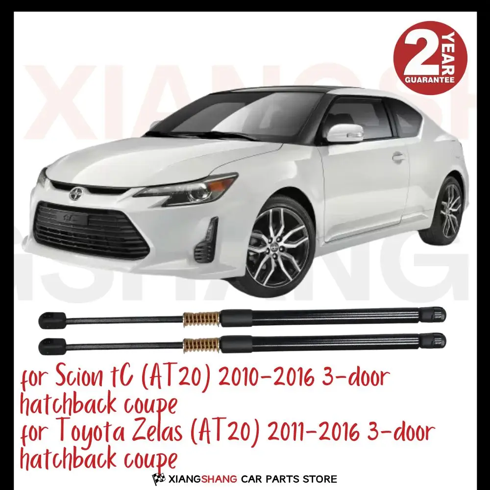 

2pcs Rear Tailgate Damper for Scion tC (AT20) 2010-2016 3-door hatchback coupe WITH SPRING Trunk Boot Gas Charged Gas Struts