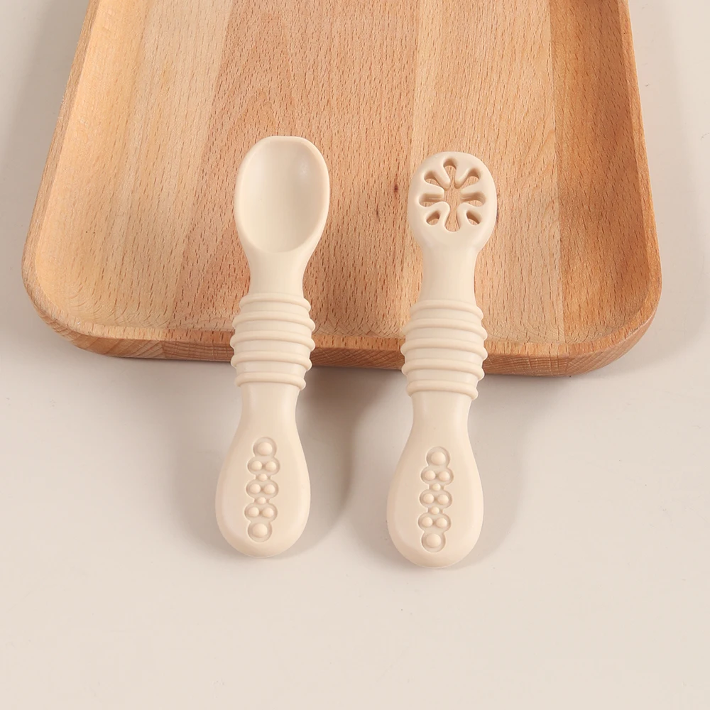 2PCS Silicone Baby Feeding Spo - Baby Led Weaning Set recension och pris