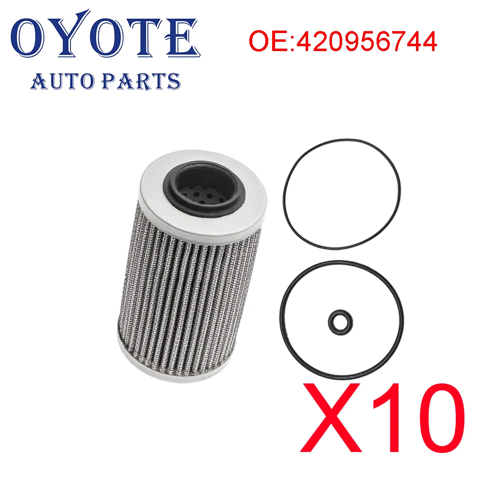 420956744 10Pcs Oil Filter For Seadoo BRP 130 155 170 230 300hp GTI130/155/170 GTX 170/230/300 GTR230 RXT300 GTX300 RXP300 RXT X