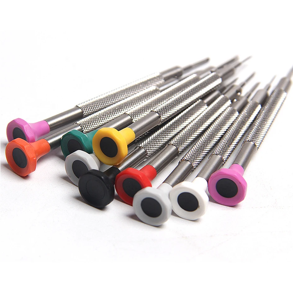 Precision Screwdriver Watch Repair Tool Kits Alloy Stainless Steel Flat Cross Small Screwdrivers Awl for Mobilephone Watchmaker