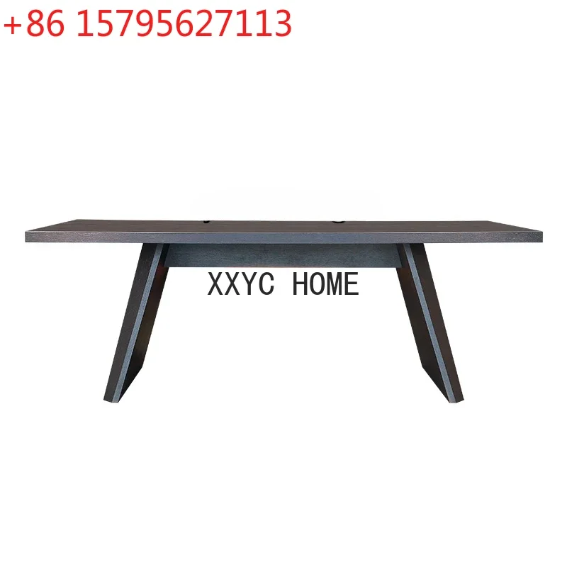 

Минималистичный большой стол: простой, современный, для дома, гостиной, компьютерный, обеденный, интегрированный