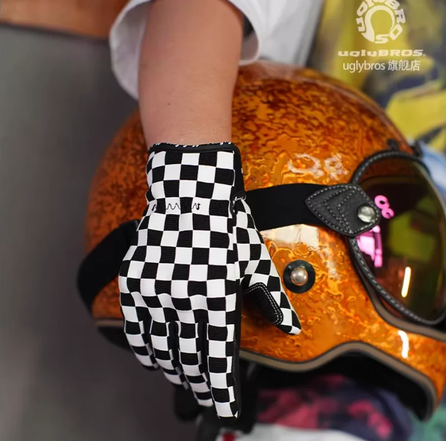 

Uglybros мотоциклетные мужские мотокроссовые гонки MX MTB грязевые перчатки с сенсорным экраном и полным пальцем для вождения на открытом воздухе Guantes Motorbike Race