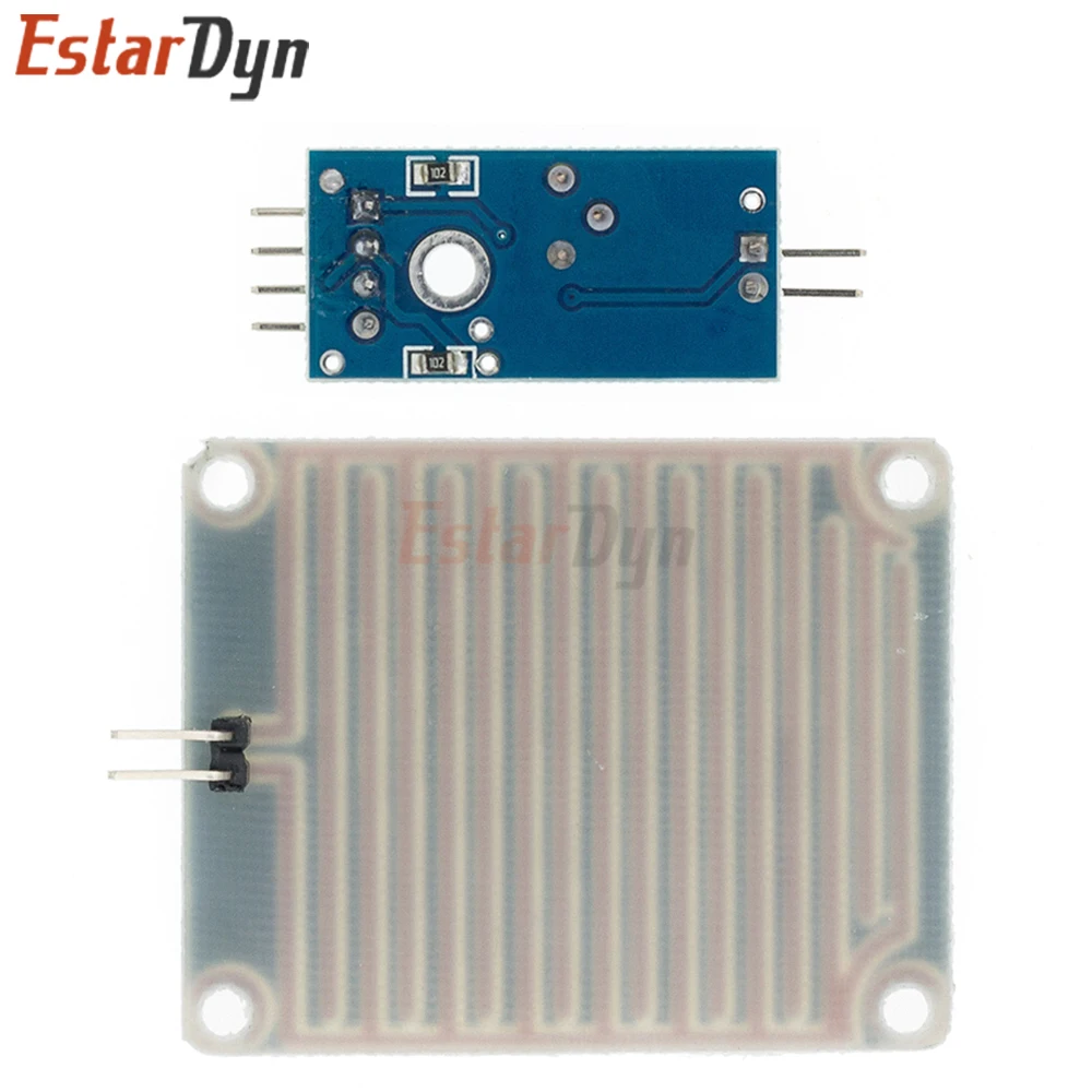 Estardyn DC 5V Raindrop Sensor Module Relay Output Rain Detection Board for Smart Irrigation Alarm