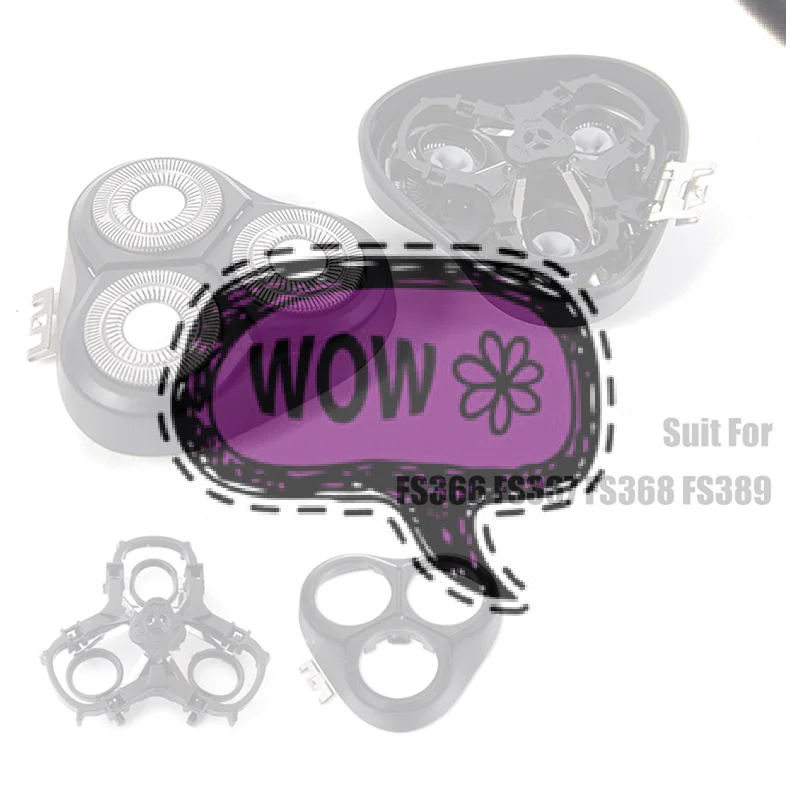 

Hot Sale Shaver Replacement Head Men's Rotary Electric Popup Trimmer Razor Blade For FS366 367 368 389 Beard Shaving Razor Heads