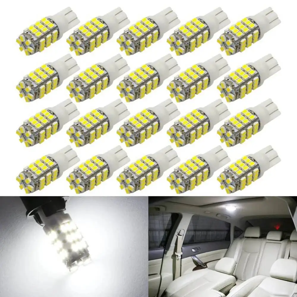 Super Bright Lamp Interior Light Auto Led W5w RV Trailer T10 921 194 42-SMD 12V Car Backup Reverse LED Lights Width Lamp