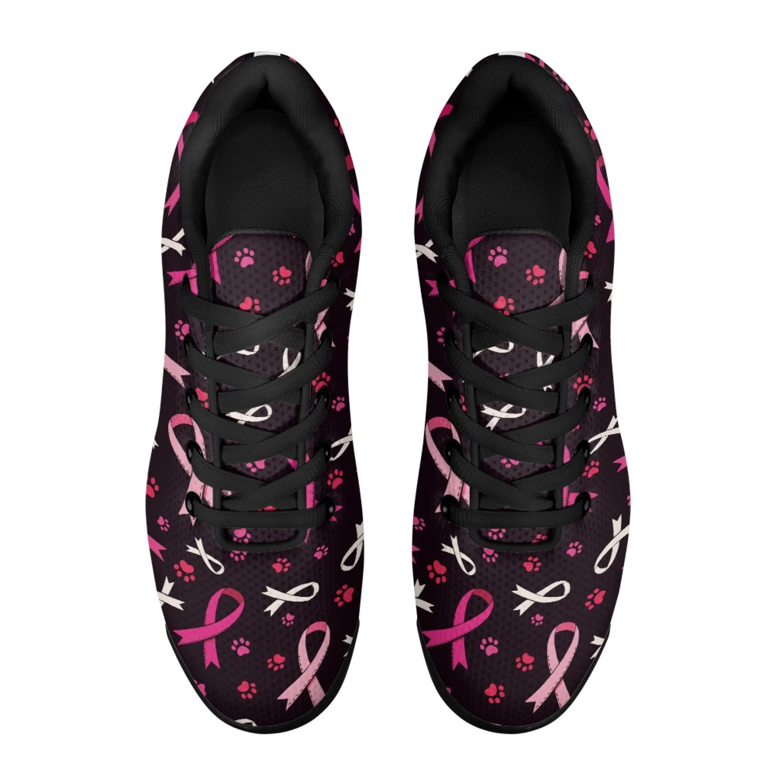 PENSTROLL Breast Cancer Theme Air Air Running Shoes for Sports Mesh Casual Walking Shoes Tennis Basketball Shoes