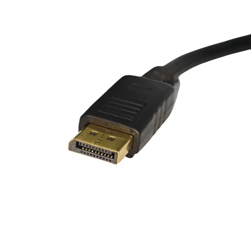 كابل تمديد ذكر إلى أنثى بطول 0.3 متر مع آذان تركيب، كابل بيانات DP إلى DP عالي الوضوح