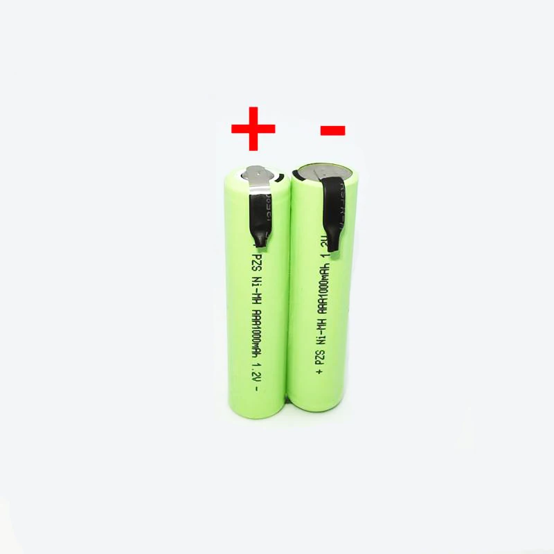 Nuova batteria per rasoio elettrico 2.4V 1000mAh AAA EBR-BG2040 ni-mh per Philips HQ8505 BodyGroom 7100 TT2040/32, BG2040/34