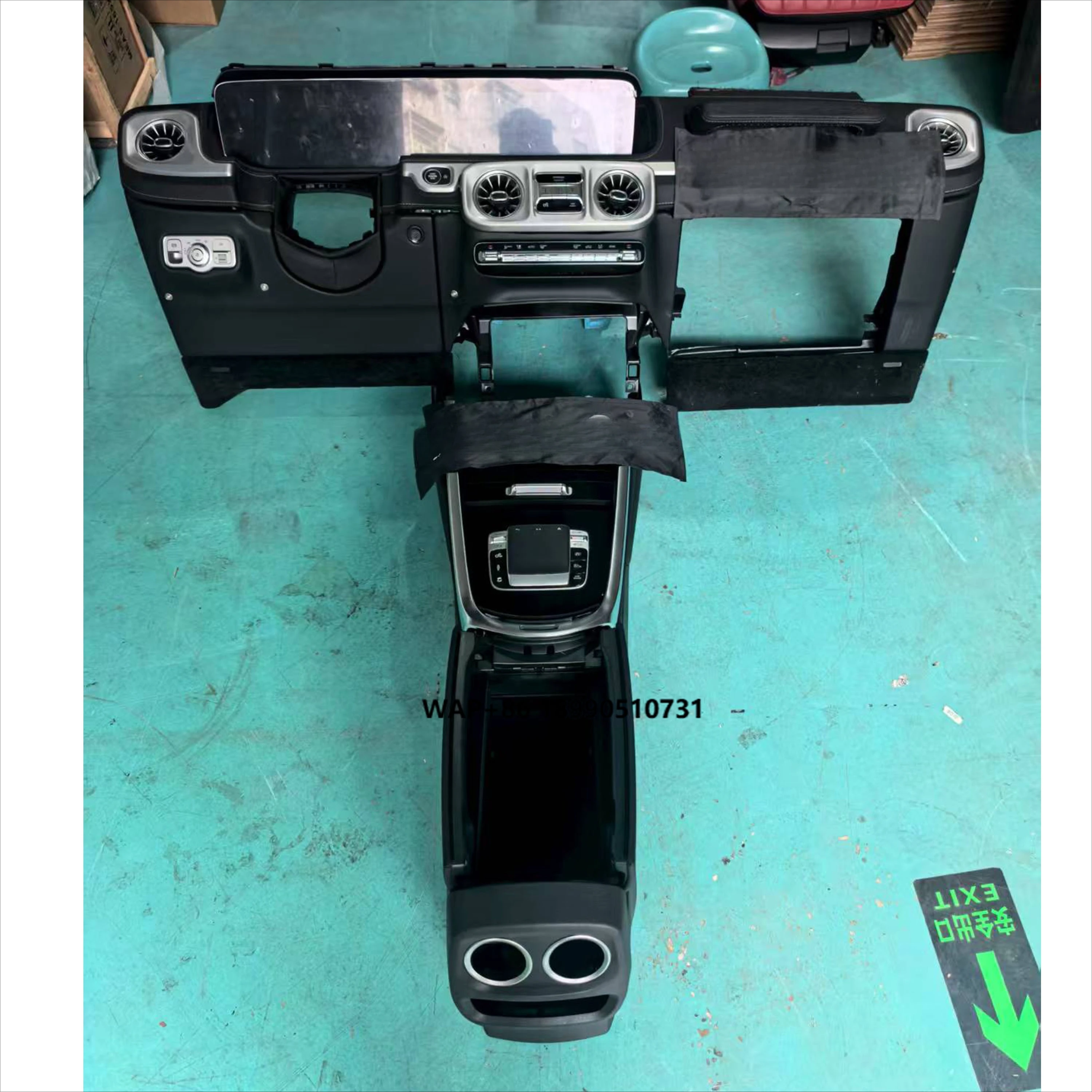 تمت ترقيتها إلى 2025 وحدة التحكم المركزية ومسند الذراع المركزي لسيارة Mercedes Benz G500 G350 G63 G55 G65 2019-2024 #1