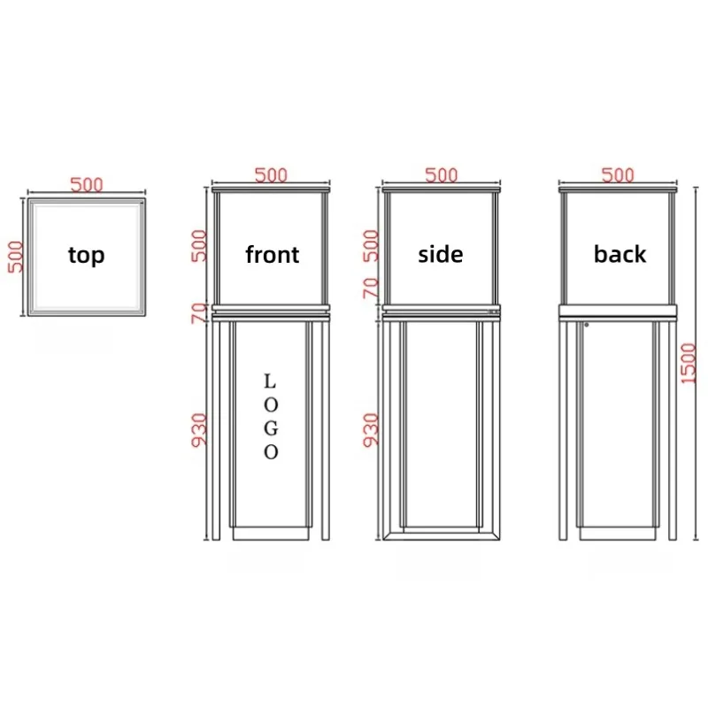 

Shopping Center Jewelry Pavilion Layout Design Display Retail Display Cabinet