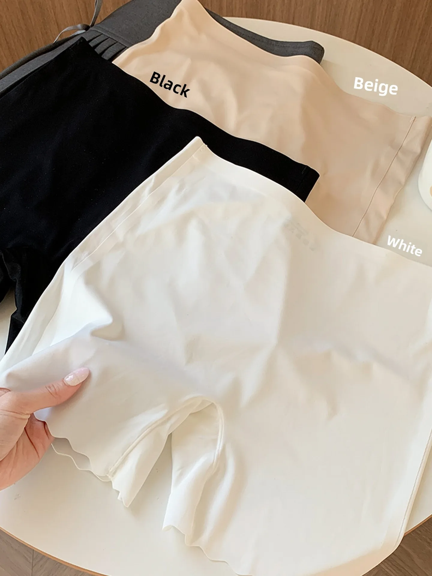 Safety Shorts Seamless Thin Women's Bottoming Wave Summer 2026 Multi-color Breathable Comfortable Mid-Waist Pants