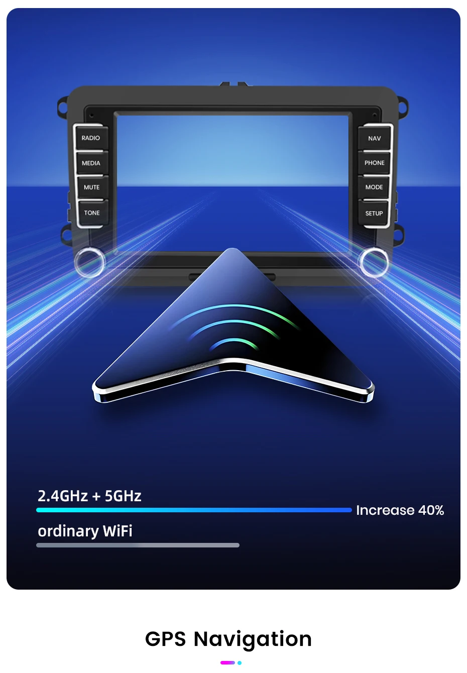 Junsun 7 "Wireless Carplay Android Auto Auto Radio für VW Passat B6 B7 T5 Tiguan Touran GOLF 6 POLO Stereo GPS Multimedia Player – Detail 26