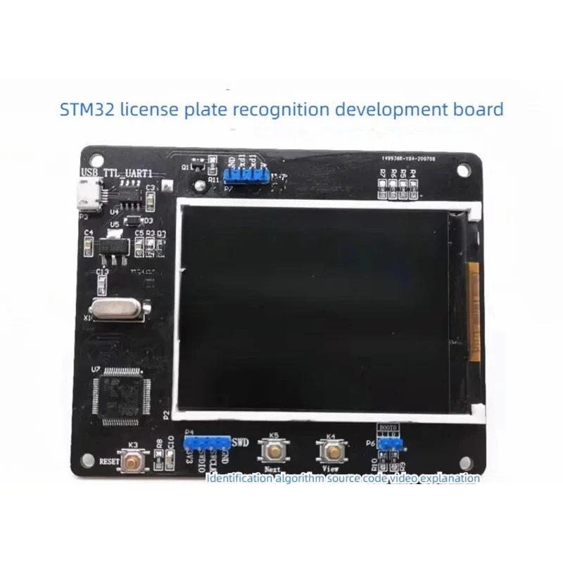 Carte de développement de reconnaissance de plaque d'immatriculation de microcontrôleur STM32F103, avec algorithme d'image, Code Source, tutoriels vidéo
